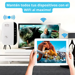 🛜Repetidor WiFi(™) de Alta Potencia + Manual de Instalación Fácil