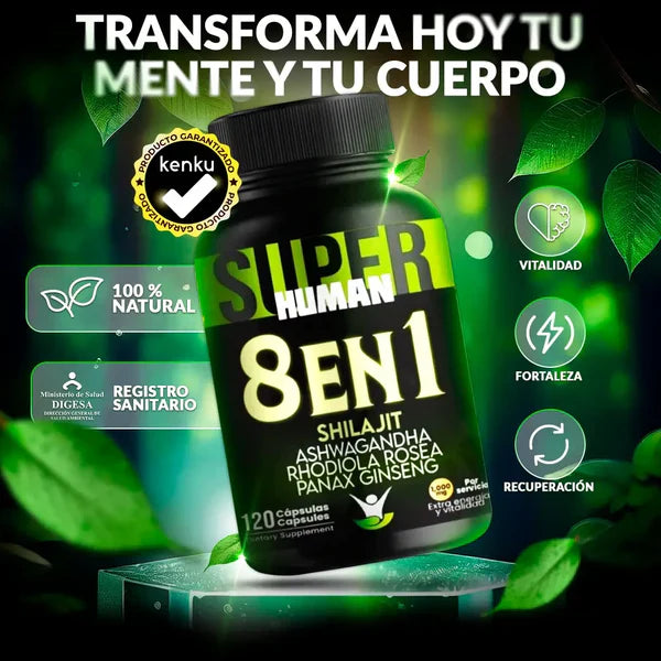 VitalRush™ - Cápsulas revitalizantes 8 en 1